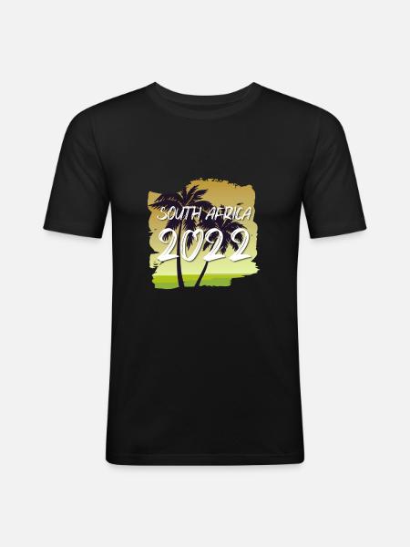 South Africa 2022 - Men's Slim Fit T-Shirt - black