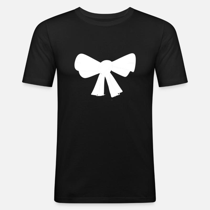 loop symbol fly - Men's Slim Fit T-Shirt - black