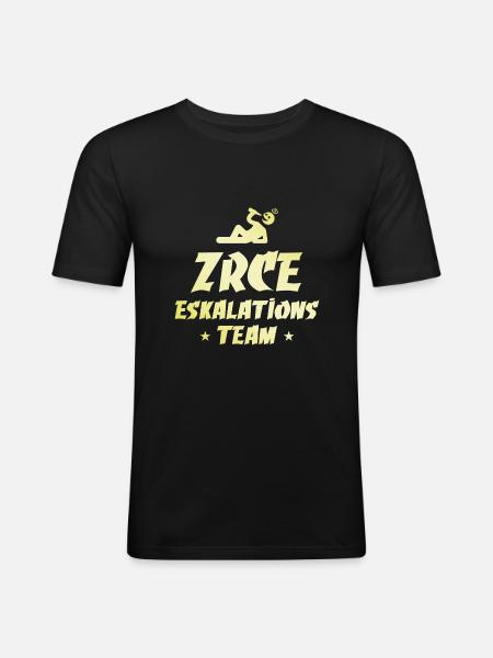 Zrce Escalation - Men's Slim Fit T-Shirt - black