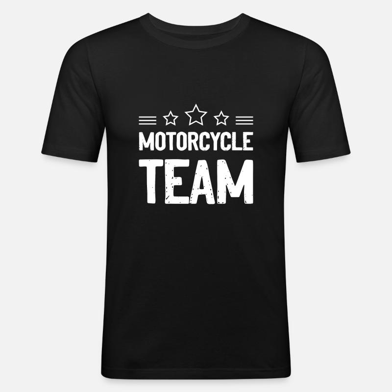 Motorcycle Team - Men's Slim Fit T-Shirt - black