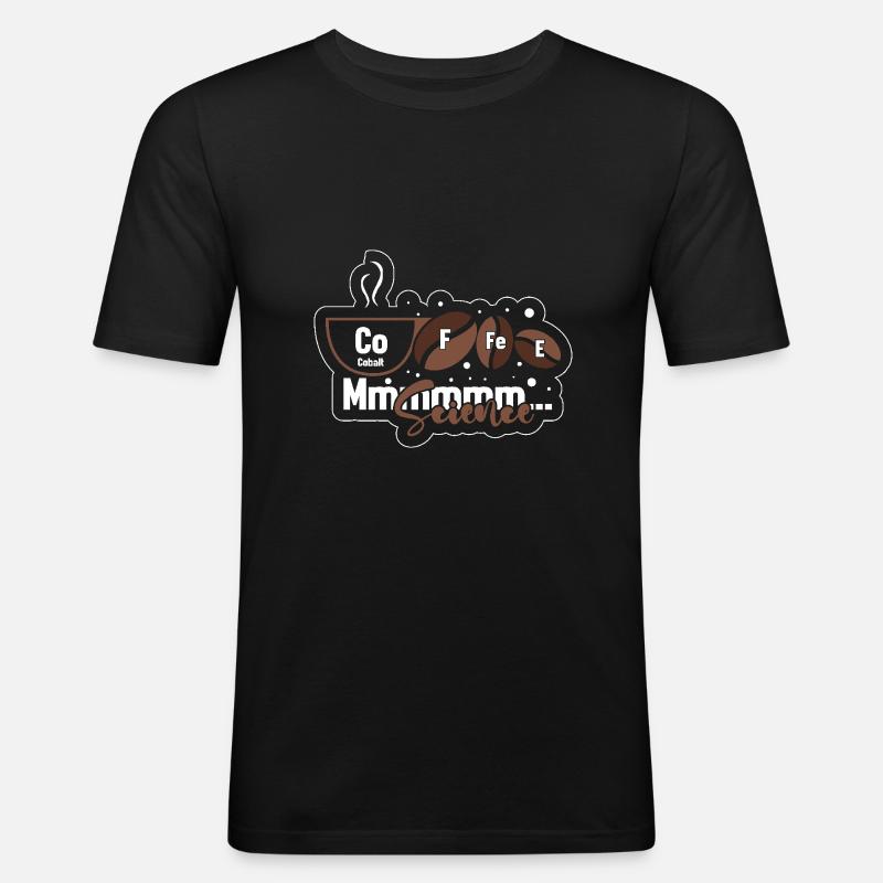 Periodensystem - Männer Slim Fit T-Shirt - Schwarz