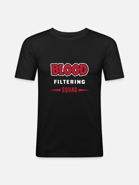 Dialysis Nurse - Men's Slim Fit T-Shirt - black