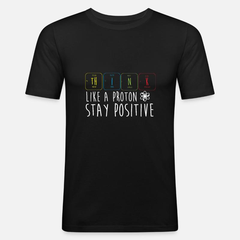 Periodensystem - Männer Slim Fit T-Shirt - Schwarz