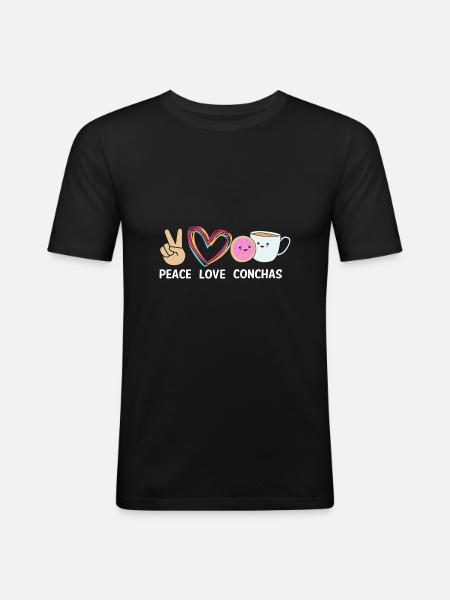 Latina Mom - Men's Slim Fit T-Shirt - black