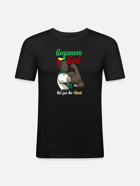 Guyanese Guyana - Men's Slim Fit T-Shirt - black