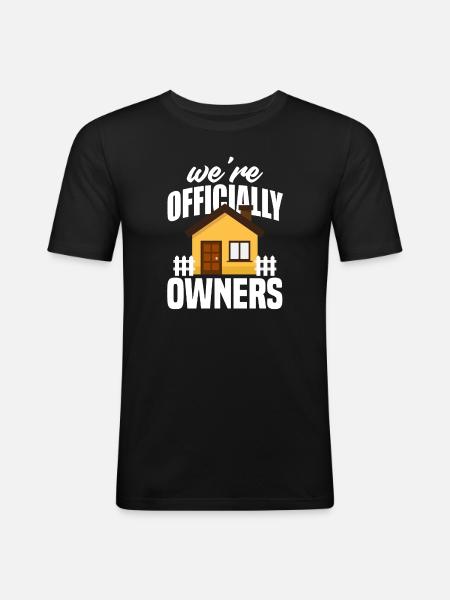 Homeowner Home Purchase Gift - Men's Slim Fit T-Shirt - black