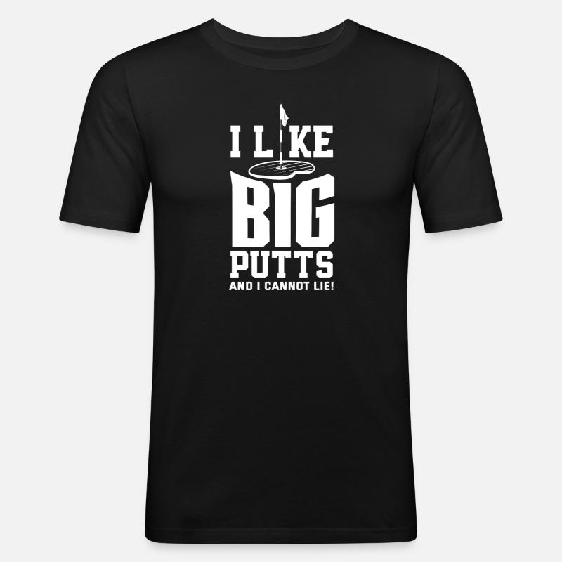 Fun Golf Golf Golfer Gift - Men's Slim Fit T-Shirt - black