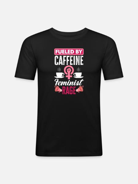 Feminism Feminist - Men's Slim Fit T-Shirt - black