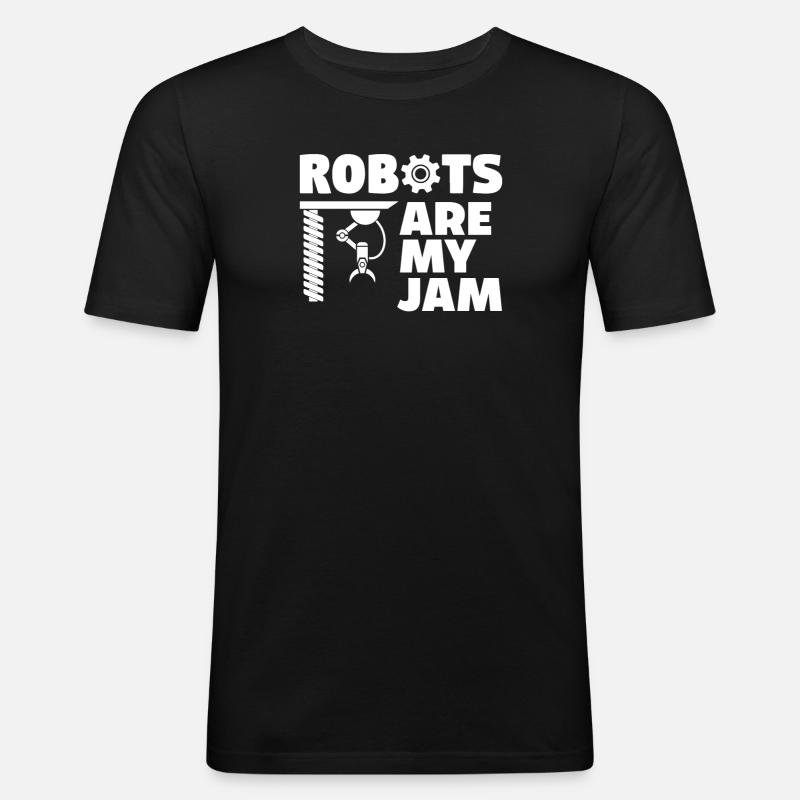 Robotics Robot Programmer - Men's Slim Fit T-Shirt - black