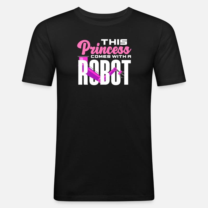 Robotics Robot Programmer - Men's Slim Fit T-Shirt - black