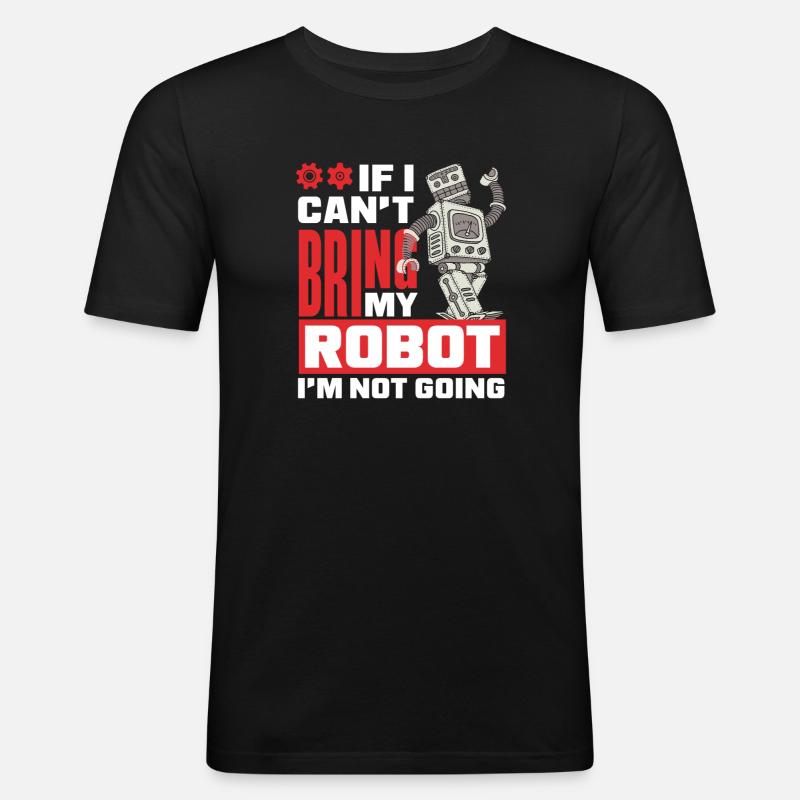 Robotics Robot Programmer - Men's Slim Fit T-Shirt - black