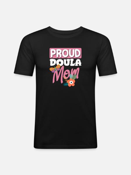 Doula Gift Doula Doulas - Men's Slim Fit T-Shirt - black