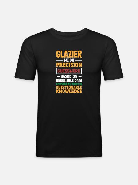 Glasses Gift - Men's Slim Fit T-Shirt - black