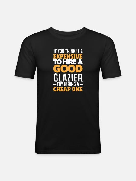 Glasses Gift - Men's Slim Fit T-Shirt - black