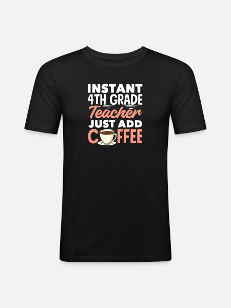 Lustiges Lehrer Lehrerinnen Geschenk - Männer Slim Fit T-Shirt - Schwarz