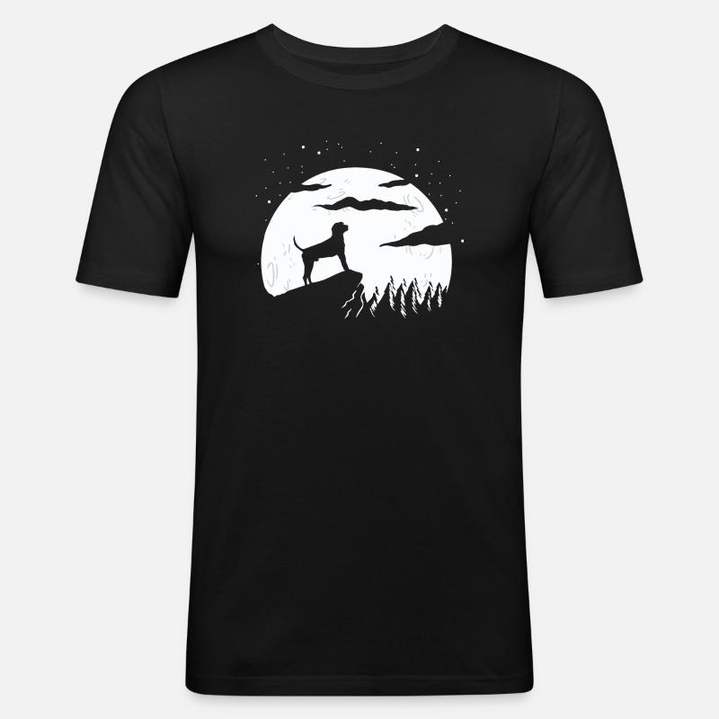 Treeing Walker Coonhound - Men's Slim Fit T-Shirt - black