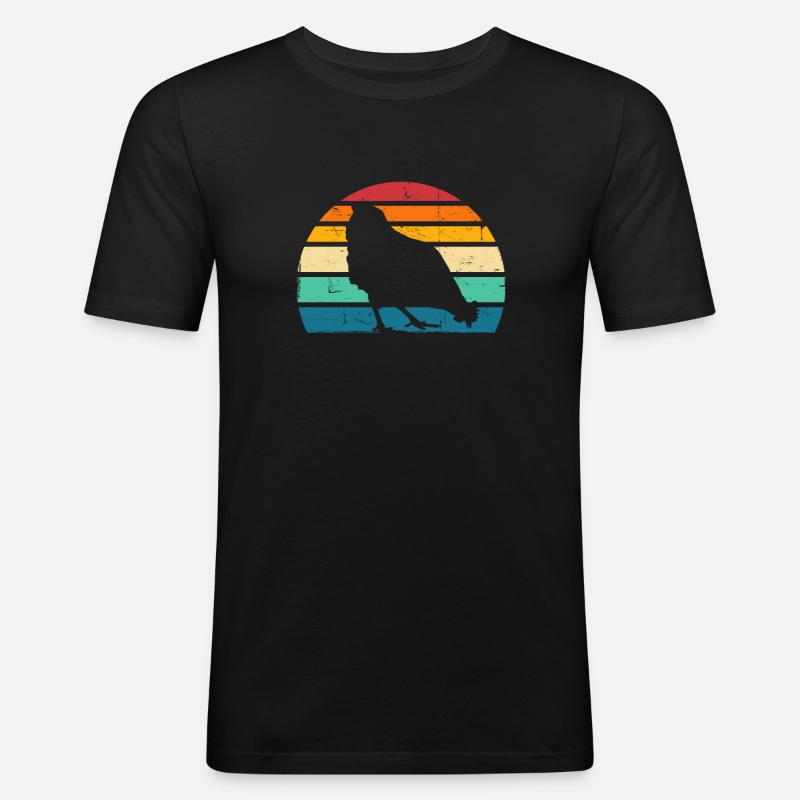 Kylling kyllinger - Herre Slim Fit T-Shirt - sort