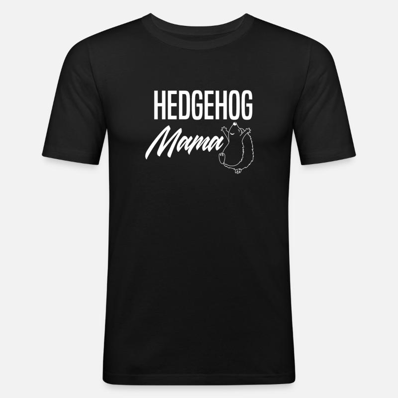 Hérisson Hérisson Hérisson - T-shirt près du corps Homme - noir