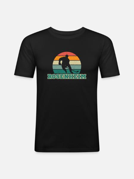 Rosenheim, my city! - Men's Slim Fit T-Shirt - black