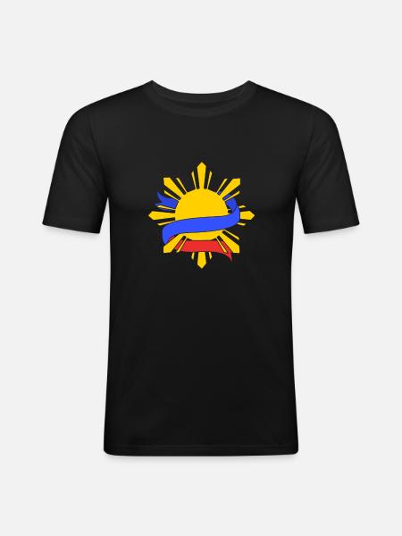 Filipino Philippines - Men's Slim Fit T-Shirt - black