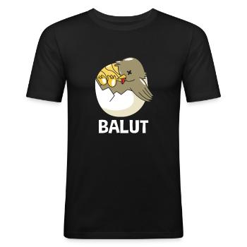 Filipino Philippines - Men's Slim Fit T-Shirt - black - Front - Nik (191cm)