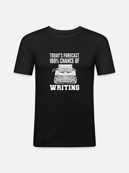 Author - Men's Slim Fit T-Shirt - black