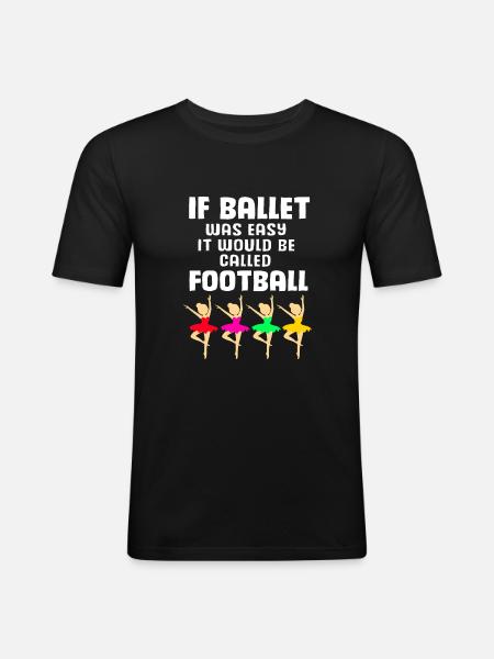 Ballet Ballet Dancer - Men's Slim Fit T-Shirt - black