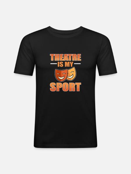 Theatre - Men's Slim Fit T-Shirt - black