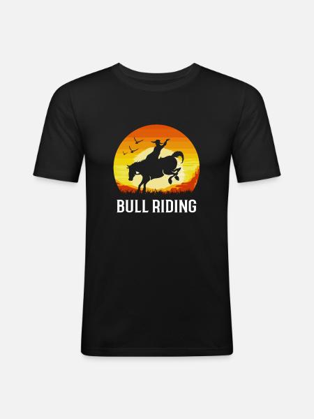 Rodeo - Men's Slim Fit T-Shirt - black