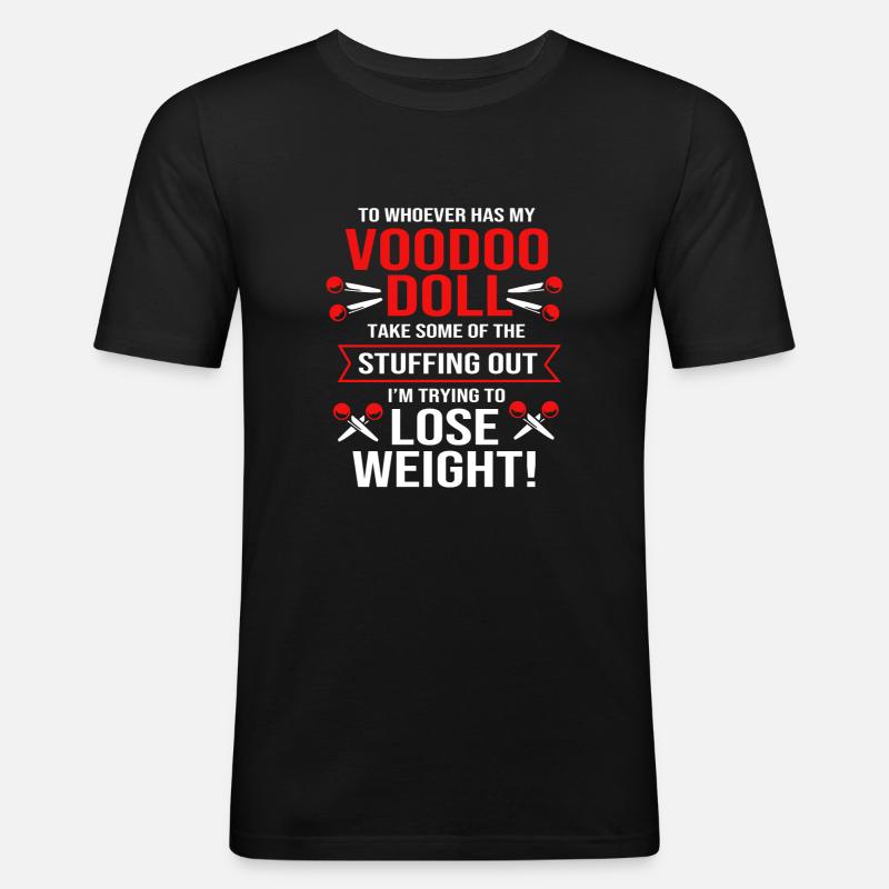 Voodoo - Männer Slim Fit T-Shirt - Schwarz