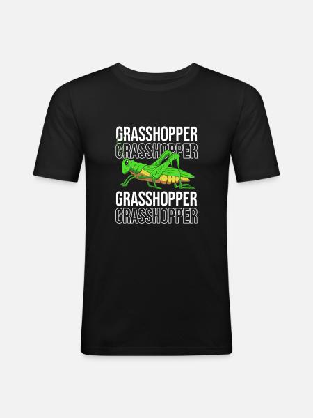 Grasshopper grasshopper - Men's Slim Fit T-Shirt - black
