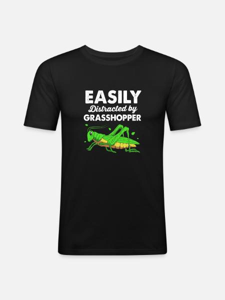 Grasshopper grasshopper - Men's Slim Fit T-Shirt - black