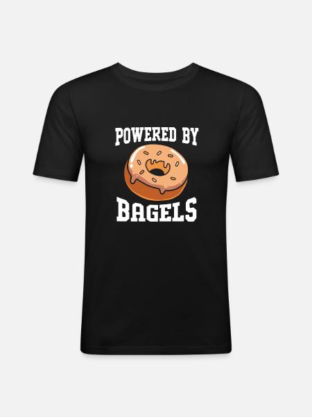 Bagel - Men's Slim Fit T-Shirt - black