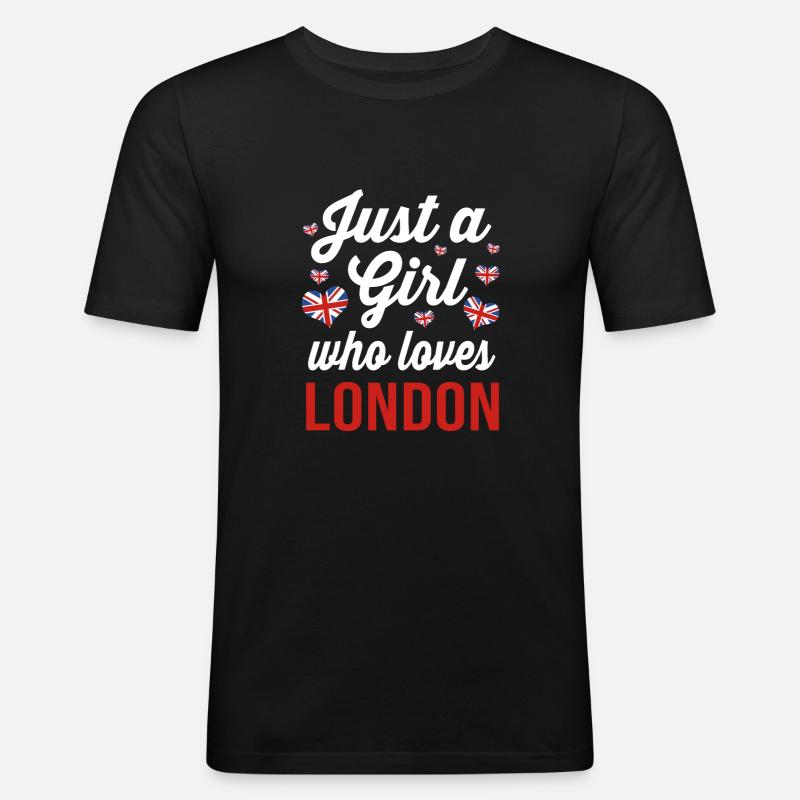 England - Männer Slim Fit T-Shirt - Schwarz