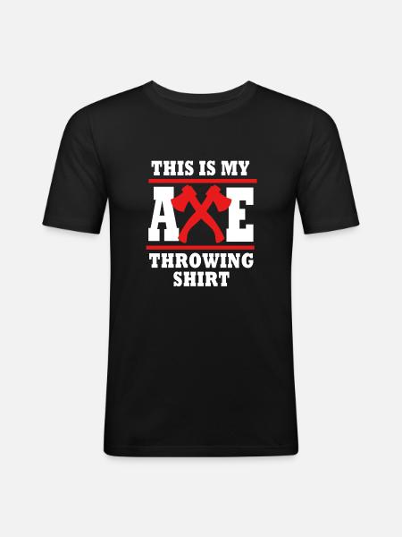 Axe - Men's Slim Fit T-Shirt - black