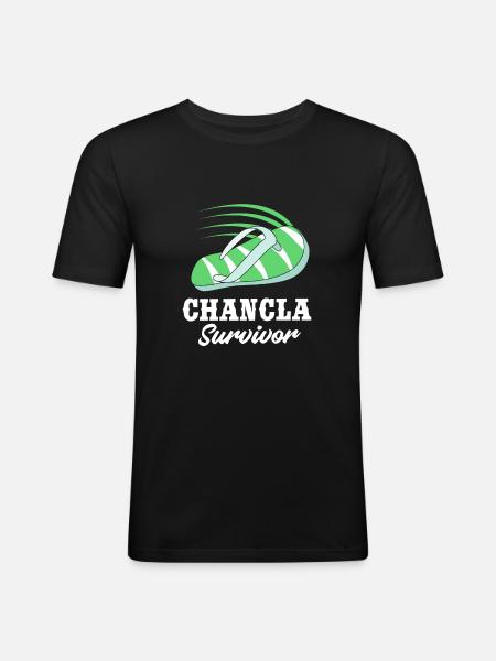 Latina Mutter - Männer Slim Fit T-Shirt - Schwarz