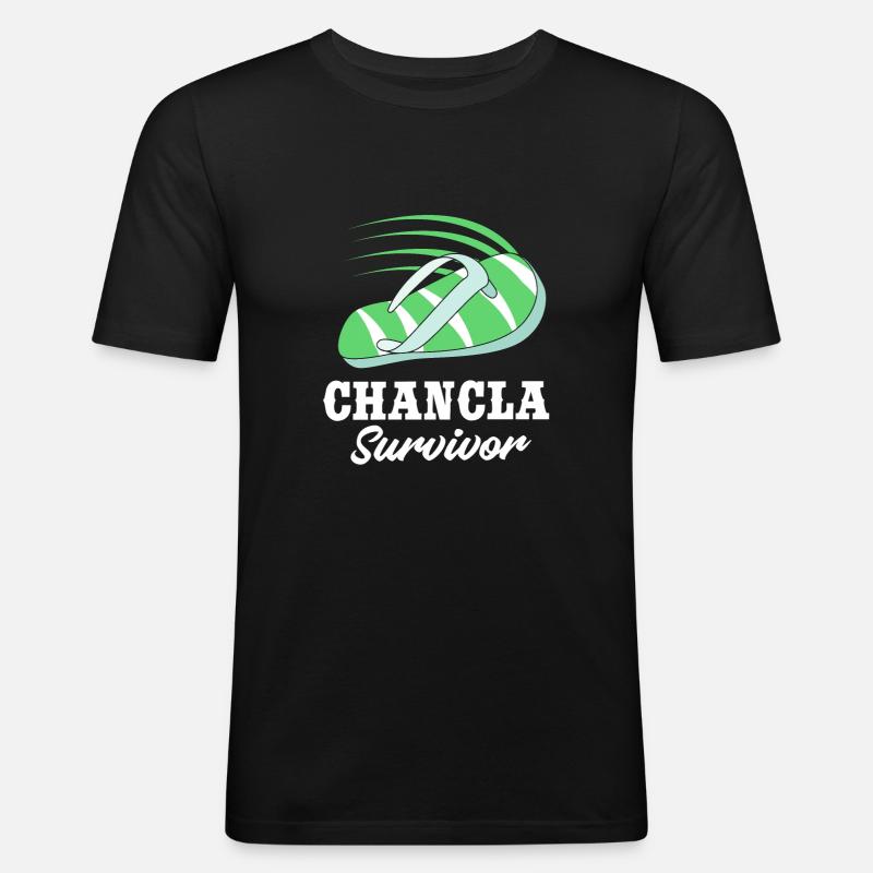 Latina Mutter - Männer Slim Fit T-Shirt - Schwarz