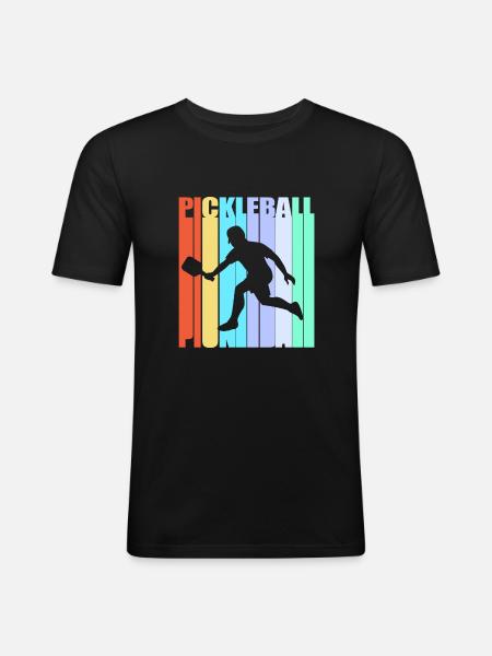 Pickleball Pickleball Pickleball - Men's Slim Fit T-Shirt - black