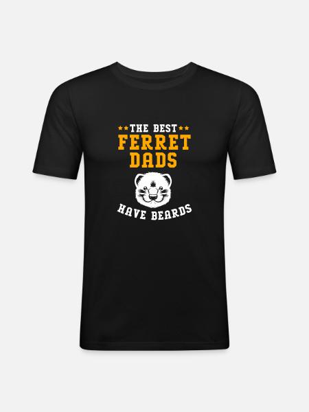 Ferret - Men's Slim Fit T-Shirt - black