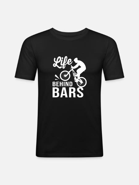 VTT VTT VTT - T-shirt près du corps Homme - noir