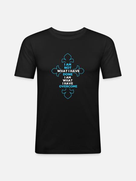 Toxicomane - T-shirt près du corps Homme - noir