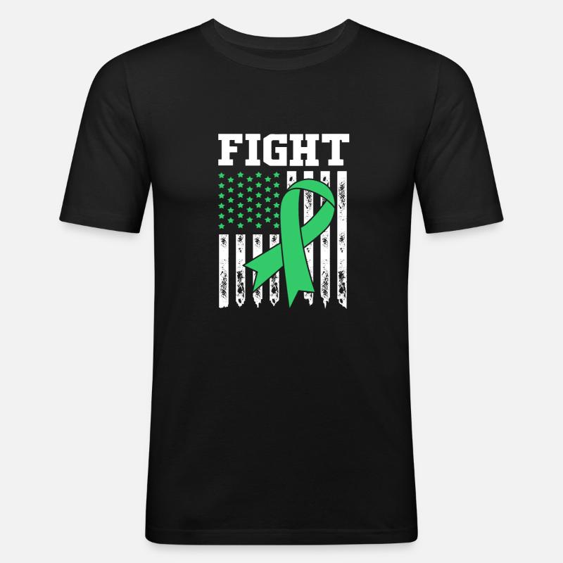 Lebererkrankung - Männer Slim Fit T-Shirt - Schwarz