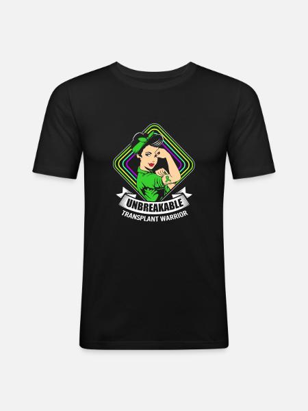 Liver disease - Men's Slim Fit T-Shirt - black