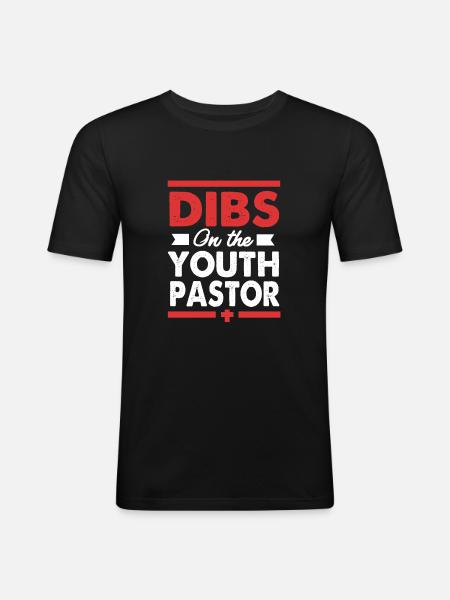 Youth pastor - Men's Slim Fit T-Shirt - black