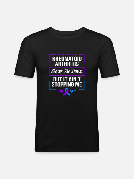Rheumatism Arthritis - Men's Slim Fit T-Shirt - black