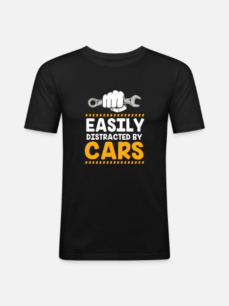 Motorist - Men's Slim Fit T-Shirt - black