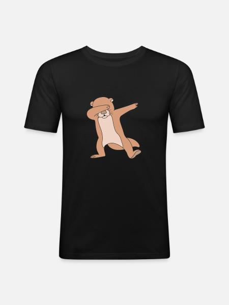 Otter - Men's Slim Fit T-Shirt - black