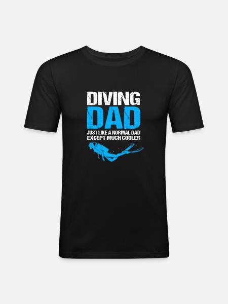 Dive - Men's Slim Fit T-Shirt - black
