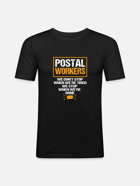 Postman - Men's Slim Fit T-Shirt - black