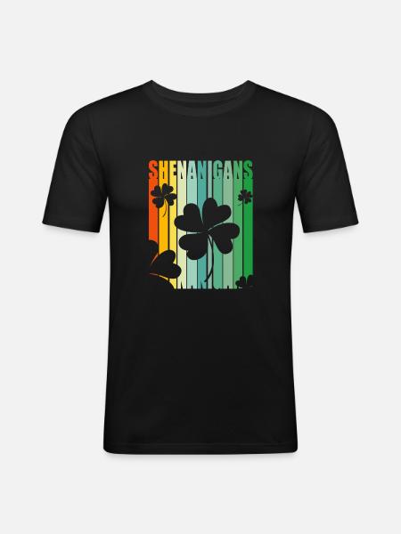 Shenanigan - Men's Slim Fit T-Shirt - black